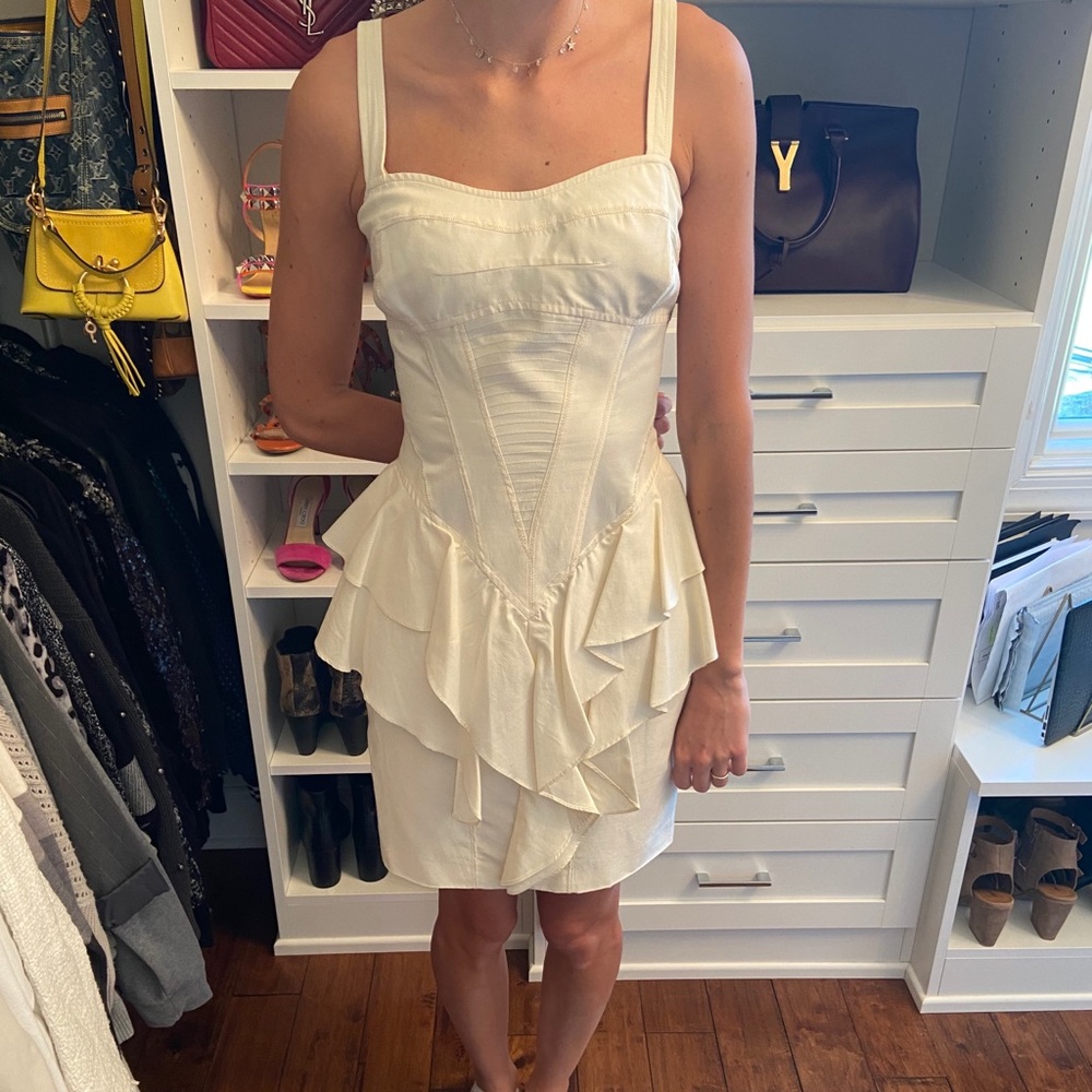 Betsey Johnson collection white dress